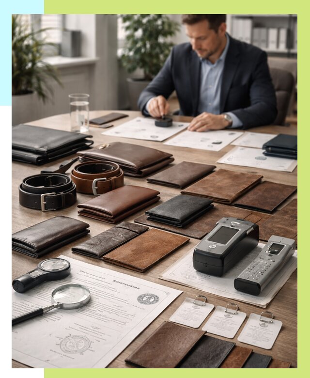 Сертификация кожаных изделий в Стрежевом от 12234 р. | Алешин-Стж