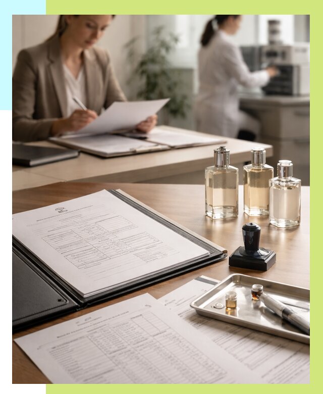 Сертификация парфюмерии в Стрежевом от 15293 р. | Алешин-Стж