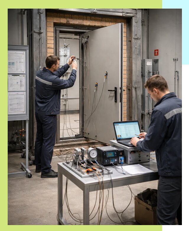 Сертификация противопожарных дверей в Стрежевом по ГОСТ и ТР