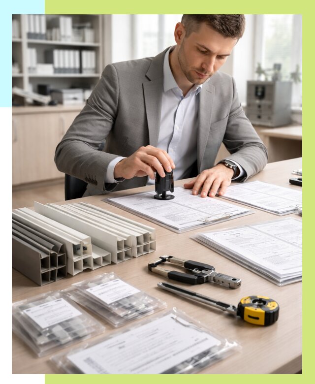 Сертификация ПВХ продукции в Стрежевом от 8666 р., Алешин-Стж