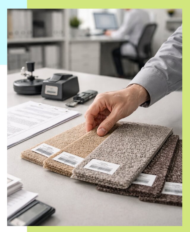 Сертификация ковролина в Стрежевом от 15293 р., Алешин-Стж