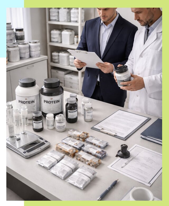 Сертификация спортивного питания в Стрежевом от 15293 р., Алешин-Стж