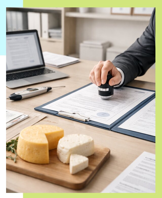 Сертификация сыров в Стрежевом от 15293 р | Сертификат на сыр Алешин-Стж