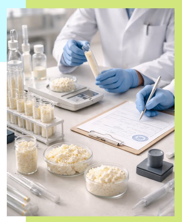 Сертификация творога в Стрежевом от 12234 р. под ключ | Алешин-Стж