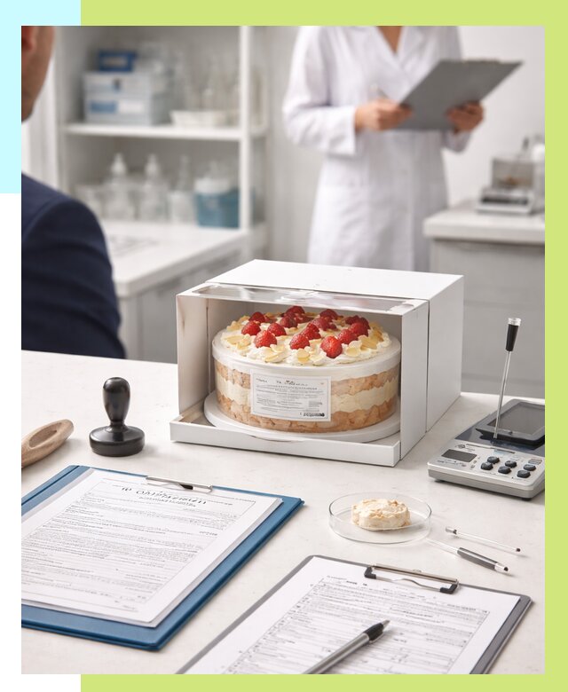 Сертификация тортов в Стрежевом от 9176 р. заказать | Алешин-Стж