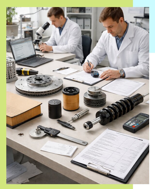 Сертификация автозапчастей и комплектующих в Стрежевом по ГОСТ