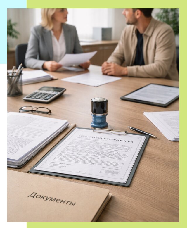 Сертификат соответствия на продукцию в Стрежевом от 15293 р.|Алешин-Стж