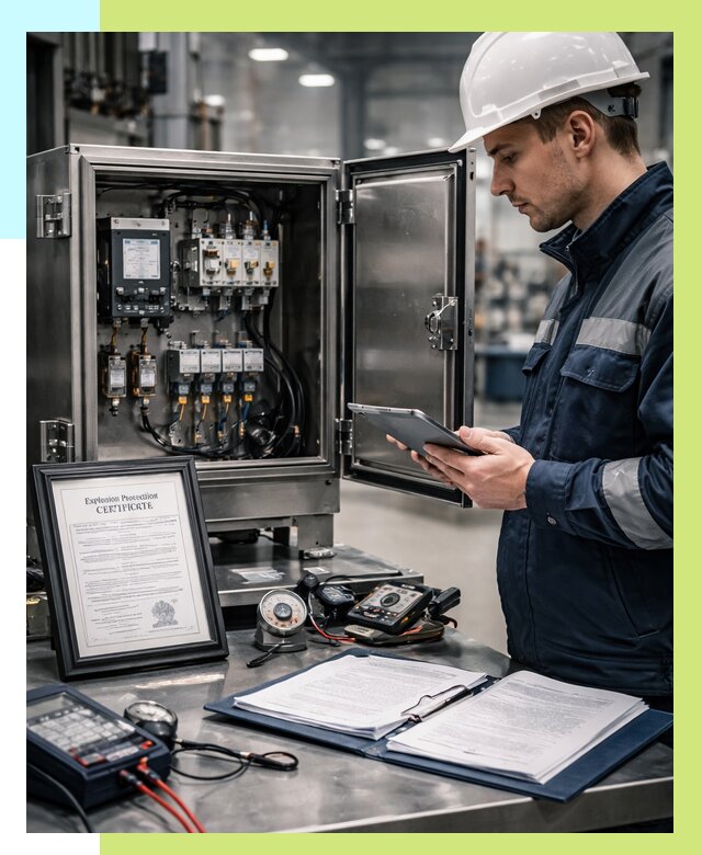 Сертификат взрывозащиты в Стрежевом от 45878 р. | Алешин-Стж