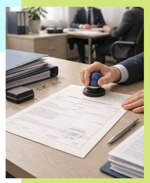 Сертификат происхождения СТ 1 в Стрежевом от 4588 р. | Алешин-Стж