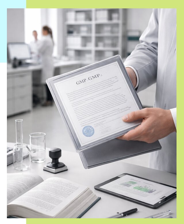 Сертификат GMP в Стрежевом под ключ от 86658 р. | Алешин-Стж