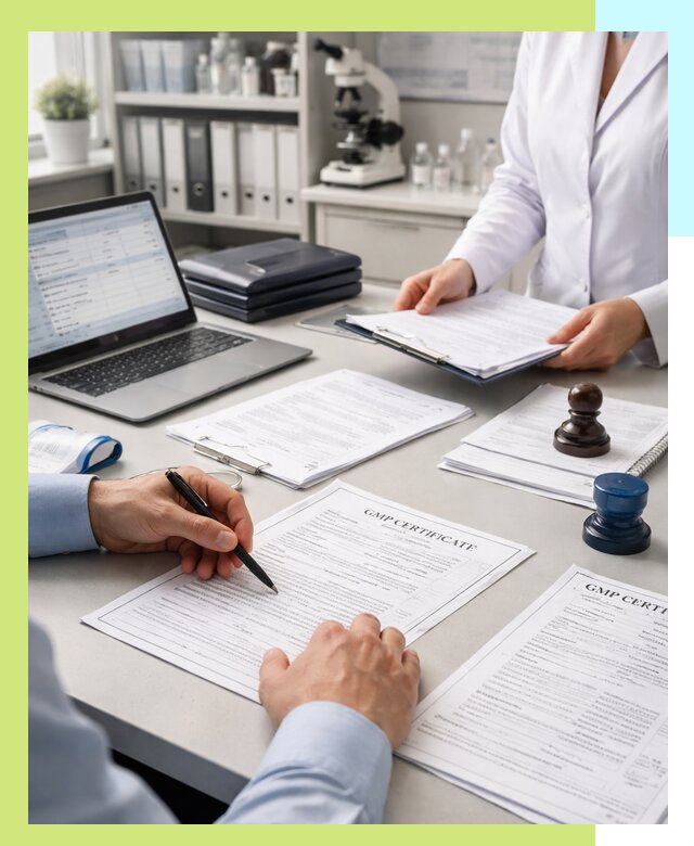 Оформление сертификата GMP в Стрежевом для фармпроизводства