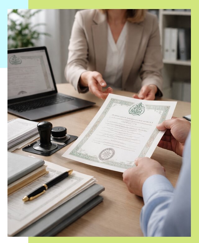 Халяль сертификат в Стрежевом, получить от 15293 р. | Алешин-Стж