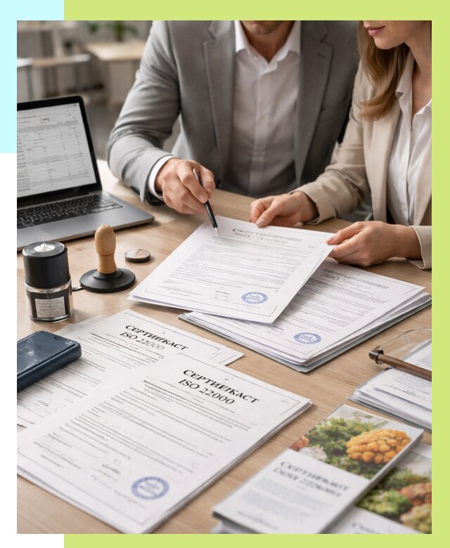 Сертификат ISO 22000 в Стрежевом от 40780 р. под ключ | Алешин-Стж