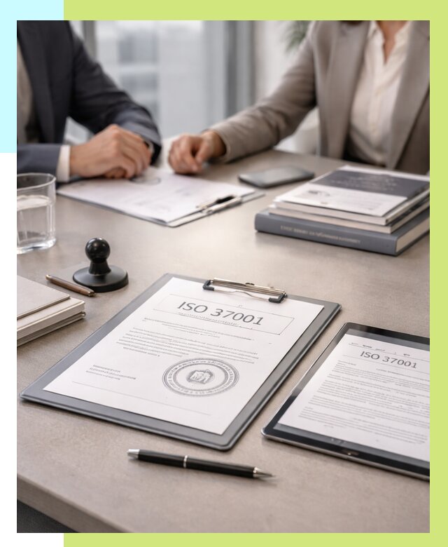 Сертификат ISO 37001 в Стрежевом оформить от 122340 р. Алешин-Стж