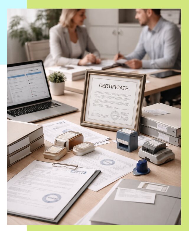 Сертификация компании в Стрежевом от 45878 р. | Алешин-Стж — заказ